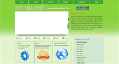 Desktop Screenshot of apanindiaexports.com